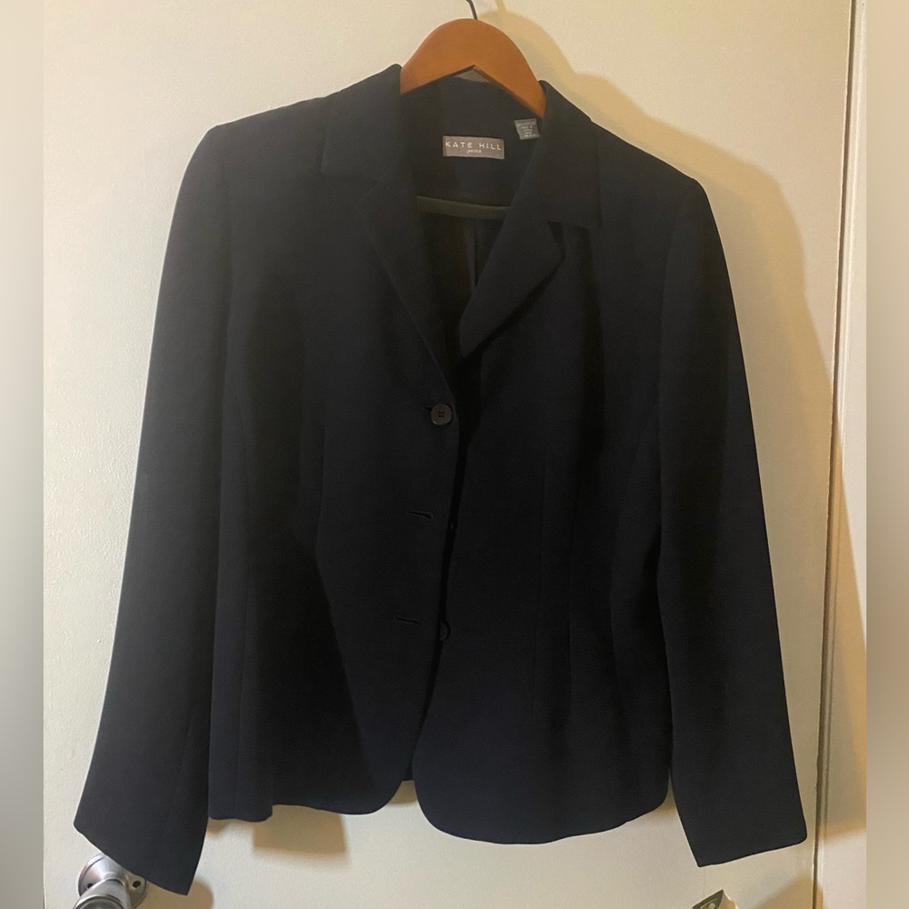Kate Hill NWT! Navy Suit Jacket / Blazer for Women
